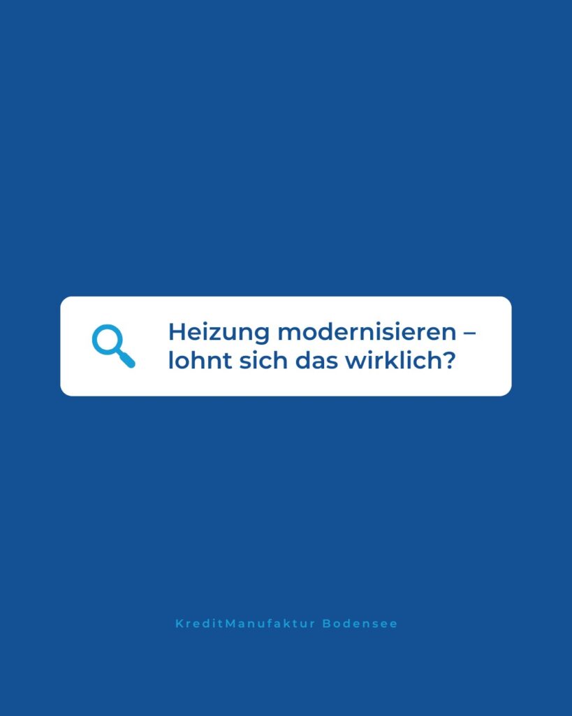 Heizung modernisieren